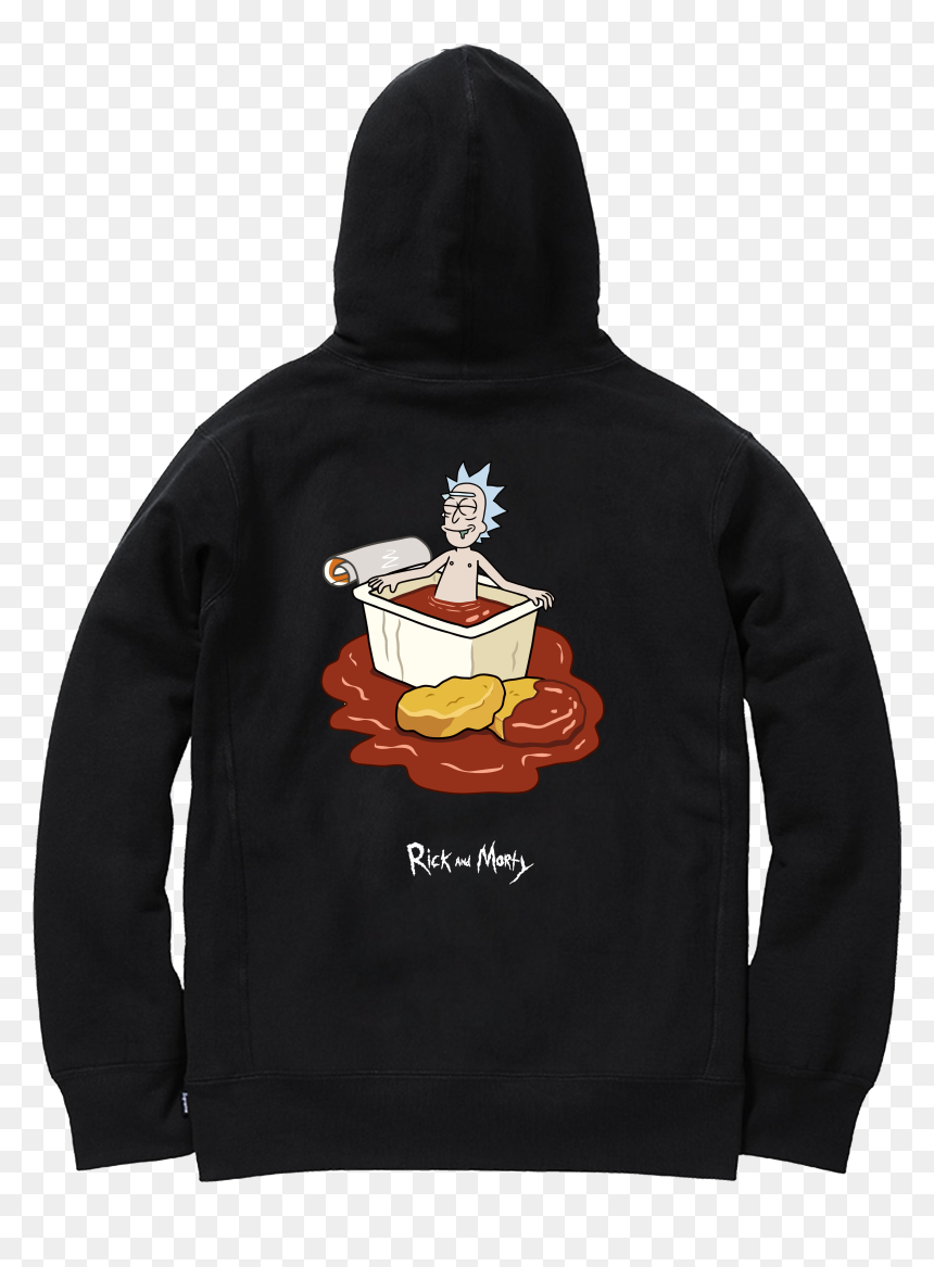 Hoodie, HD Png Download - rick and morty png