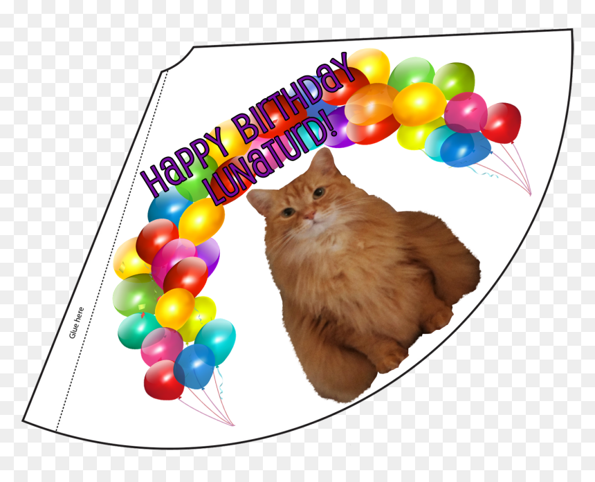 Cut Out Birthday Hats, HD Png Download - birthday hat png
