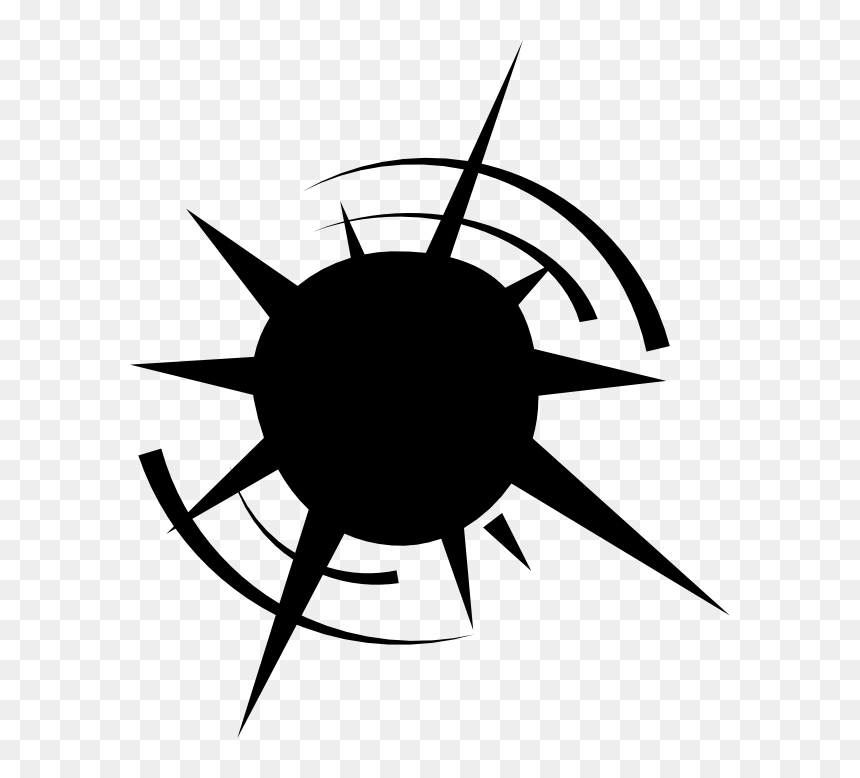 Bullet Hole Vector Png, Transparent Png - bullet png