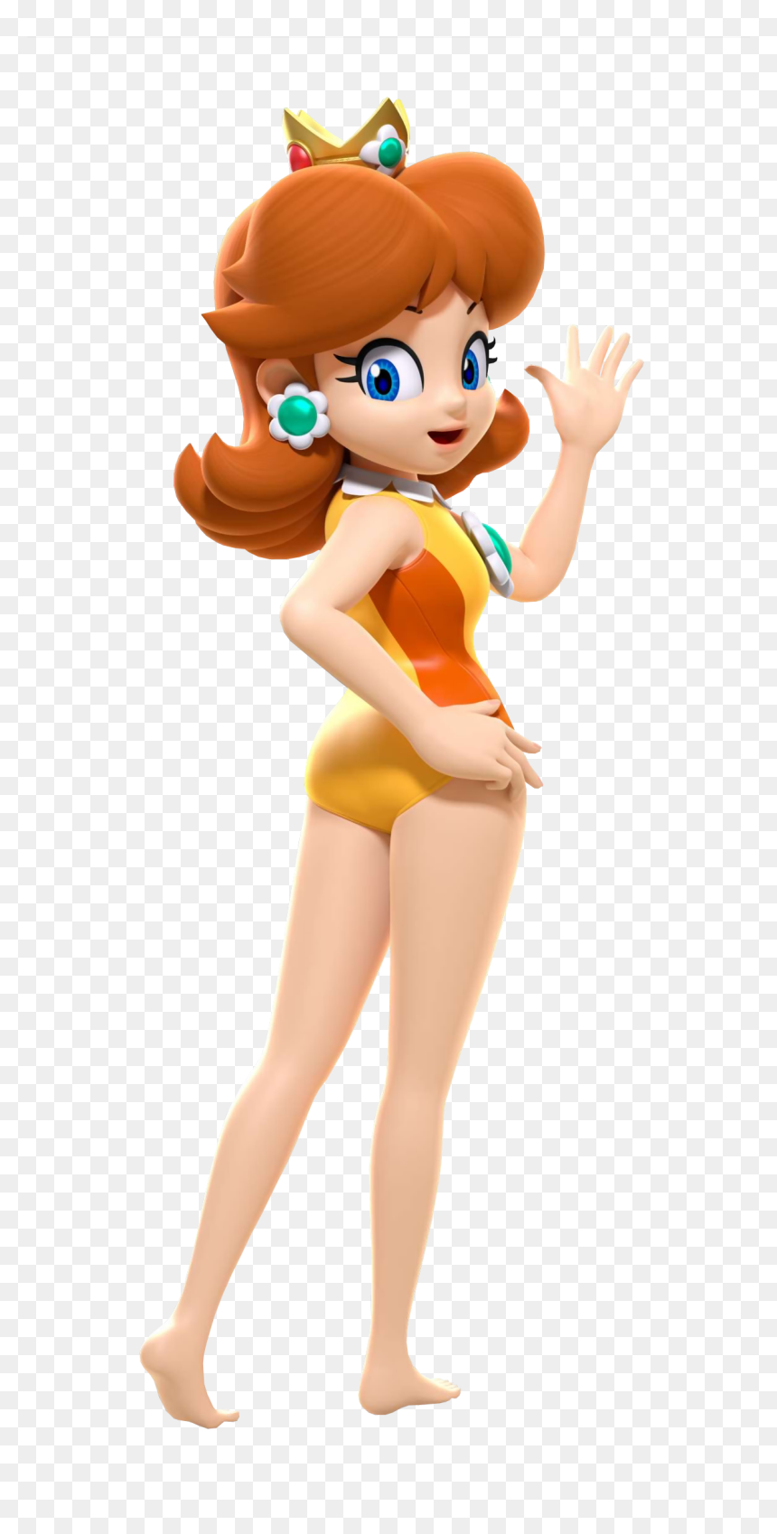Princess Daisy Swimsuit, HD Png Download - rosalina png