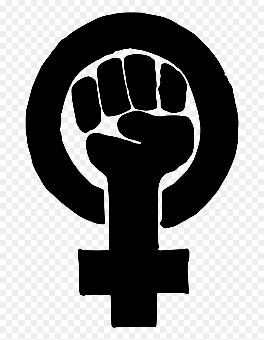 Black Feminist Symbol, HD Png Download - power fist png