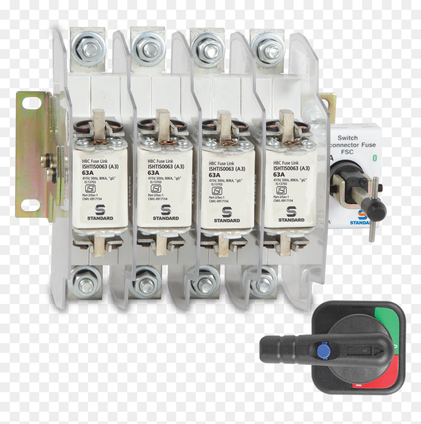 Switch Disconnector Fuse Unit, HD Png Download - fuse png