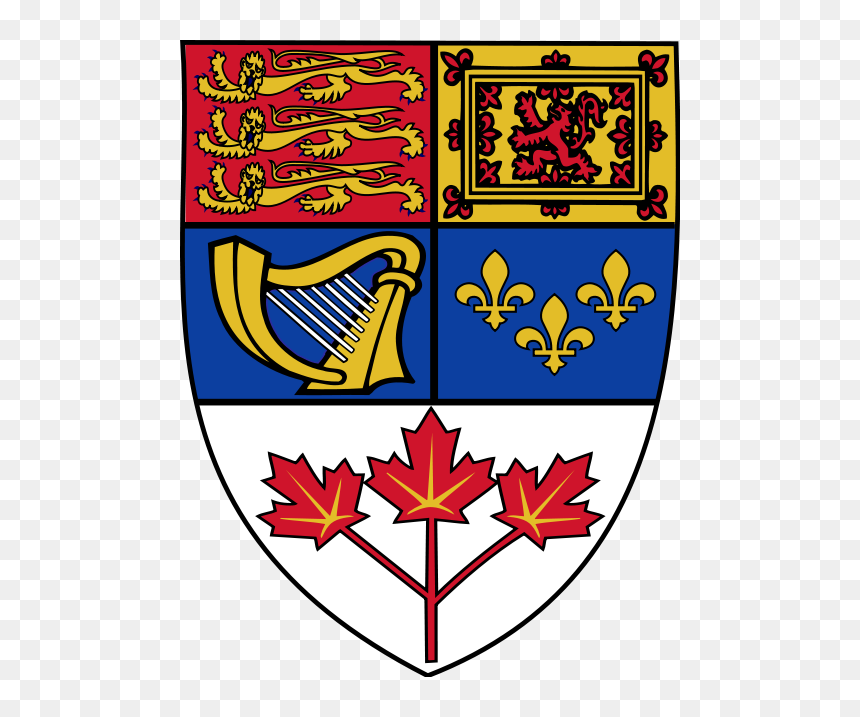Royal Arms Of Canada, HD Png Download - crest leaves png