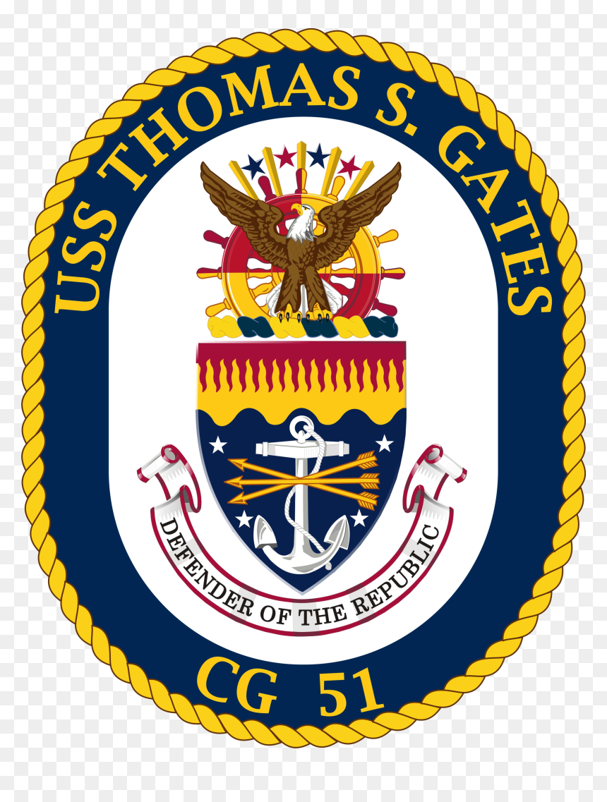 Uss Forrest Sherman Logo, HD Png Download - crest leaves png