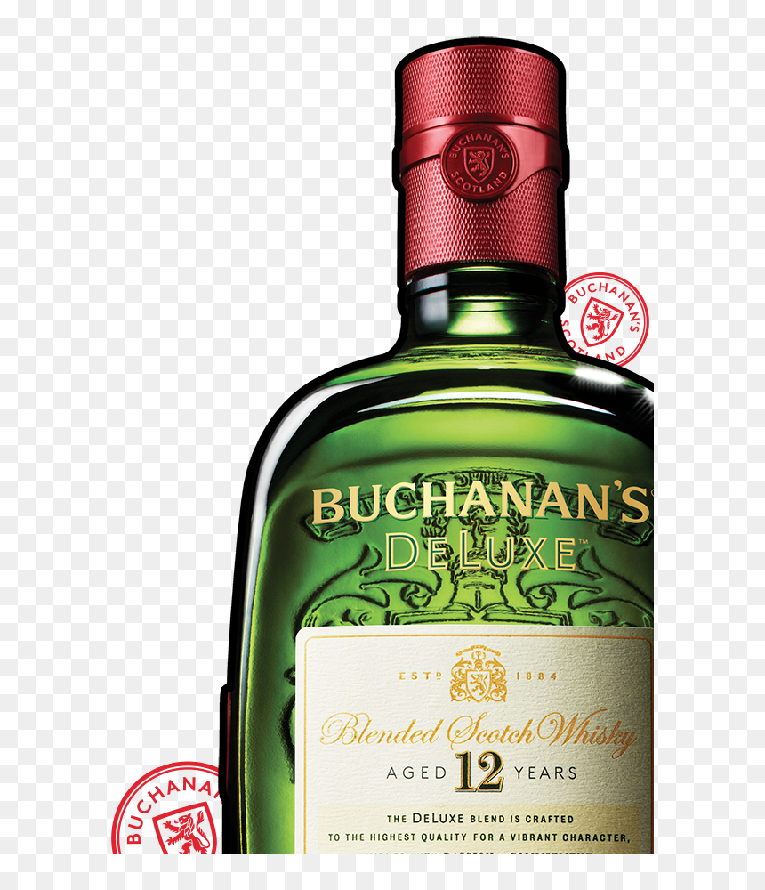 Glass Bottle, HD Png Download - buchanans png