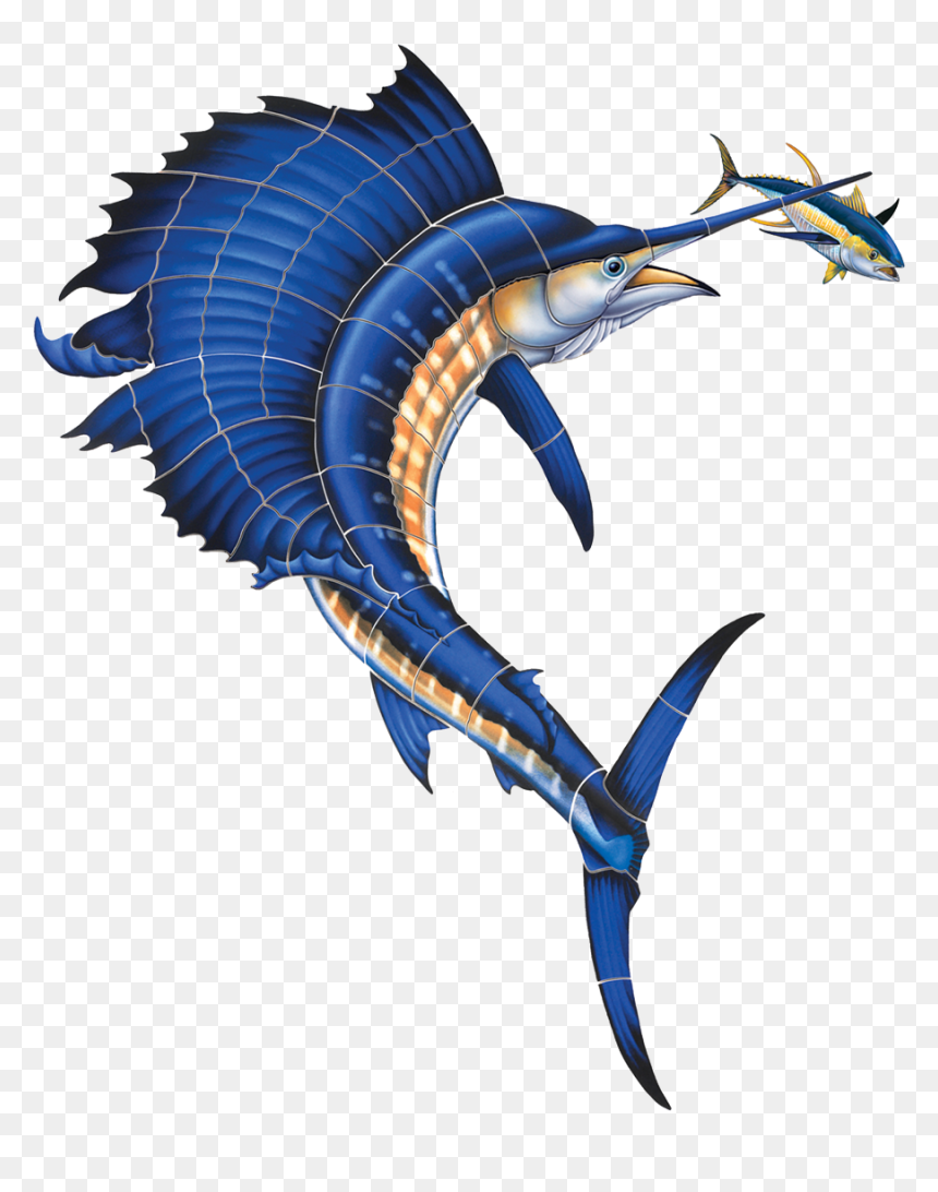 Porc Ss15 Sailfish With Tuna Porc Tn43 Copy - Sail Fish, HD Png Download - sailfish png