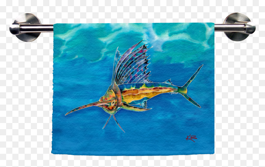 Sailfish Hand Towel - Towel, HD Png Download - sailfish png