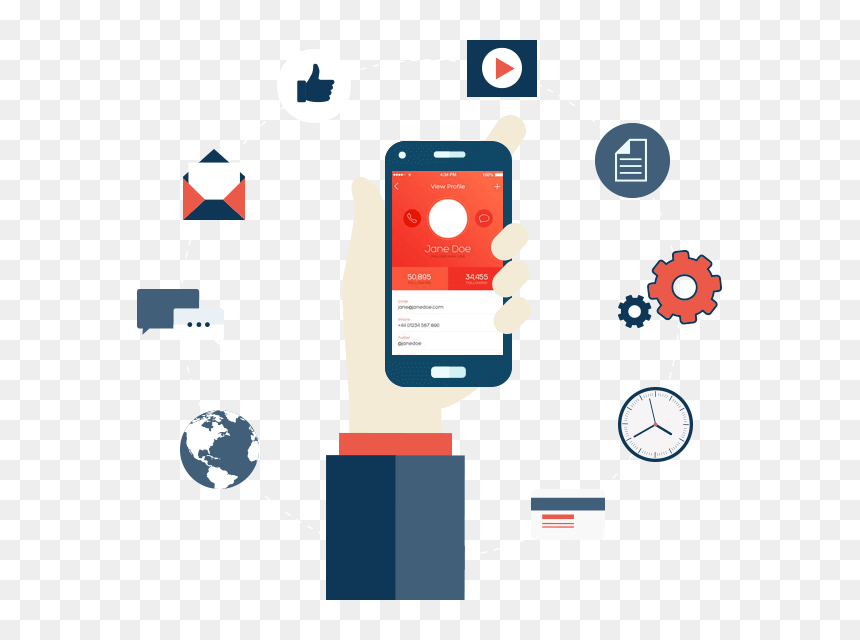 Mobile App Marketing Services - Mobile App Marketing Png, Transparent Png - mobile apps png