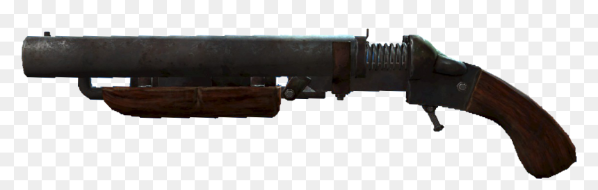 Nukapedia The Vault - Fallout 4 Triple Barrel Shotgun, HD Png Download - double barrel shotgun png