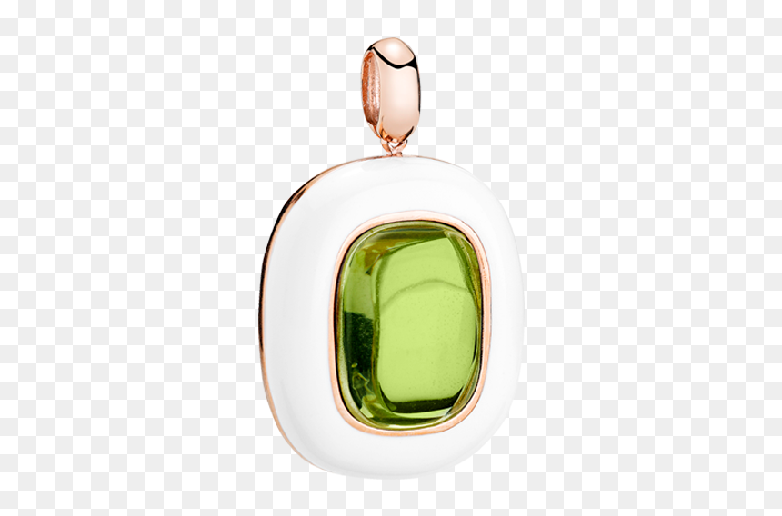 Enlightened Enamel Pendant In Aurora Green Amber And - Locket, HD Png Download - enlightened png