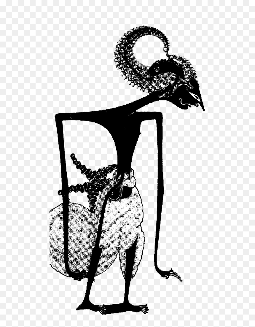 Wayang Black And White, HD Png Download - wayang png