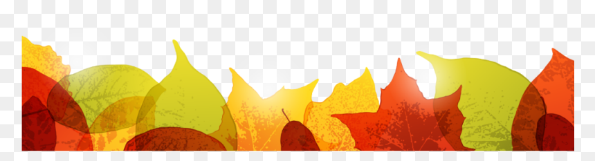 #ftestickers #autumn #fall #leaves #border #colorful - Fall Thanksgiving Border Png, Transparent Png - autumn leaves border png