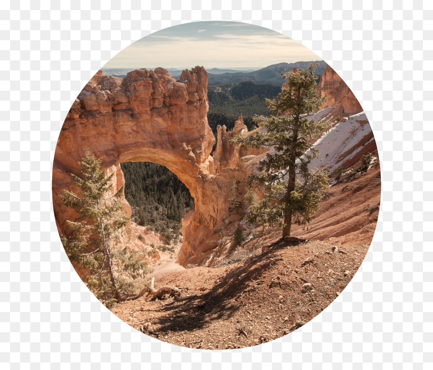 Nature Arch Canyon Dirt - Bryce Canyon, Natural Bridge, HD Png Download - png images of nature