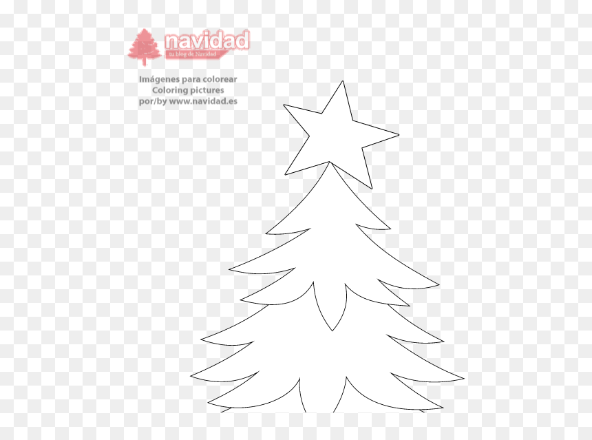 Christmas Tree, HD Png Download - arbol de navidad dibujo png