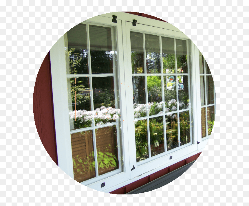 Window Cleaning Washing Husband Wife - Sash Window, HD Png Download - window reflection png