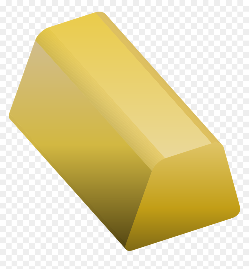 Слиток Золота Вектор, HD Png Download - gold bullion png