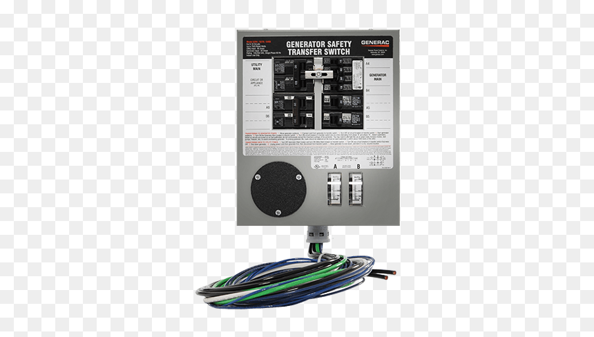Portable Generator 30 Amp Transfer Switch, HD Png Download - electricista png