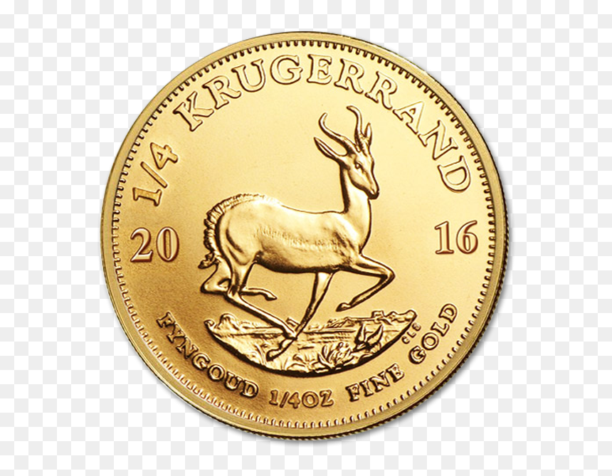 Krugerrand 1980 1 Oz Fine Gold, HD Png Download - gold bullion png
