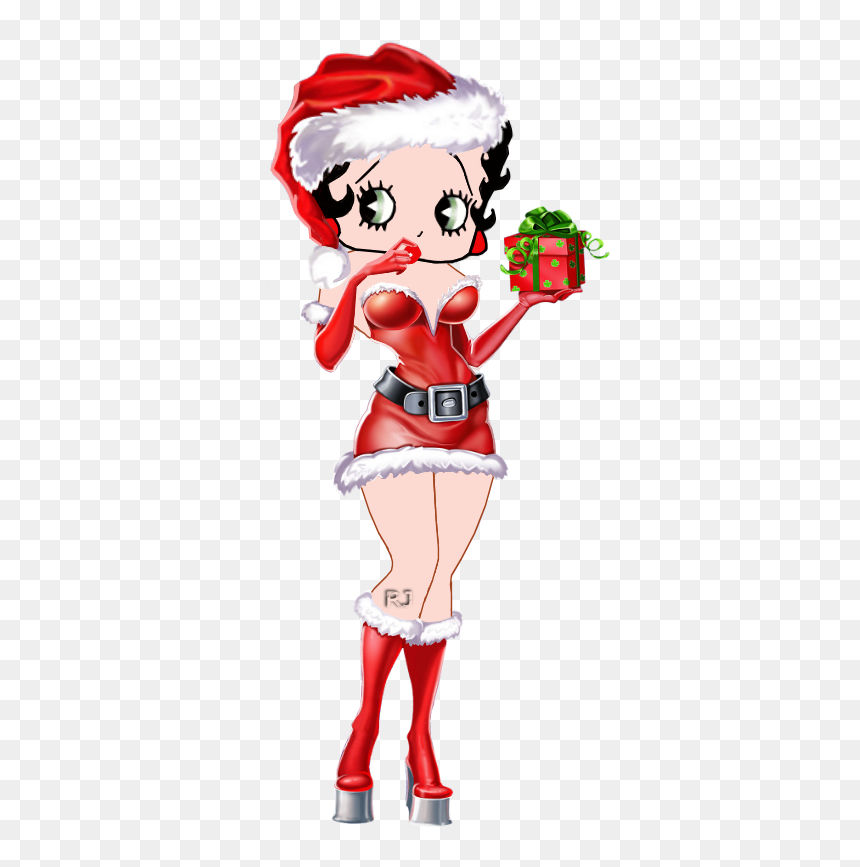 Betty Boop Christmas Png, Transparent Png - gorditas png