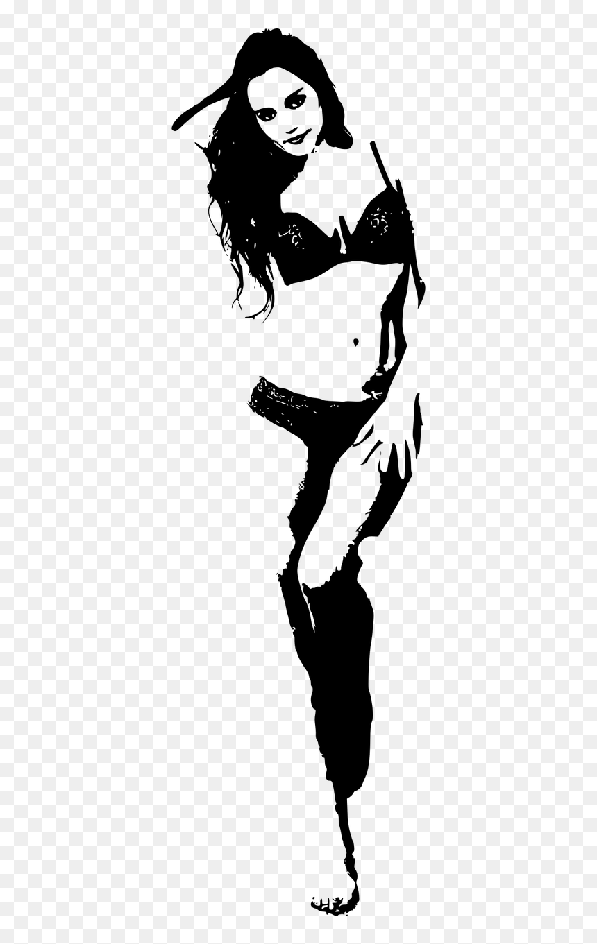 Black Erotic Girl Free Photo - Erotic Png, Transparent Png - lingerie model png