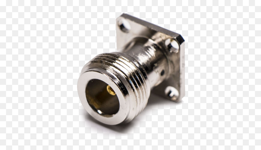 Hembra 4 Agujero Brida De Mamparo De Crimpado Coaxial - Butane Torch, HD Png Download - agujeros de balas png