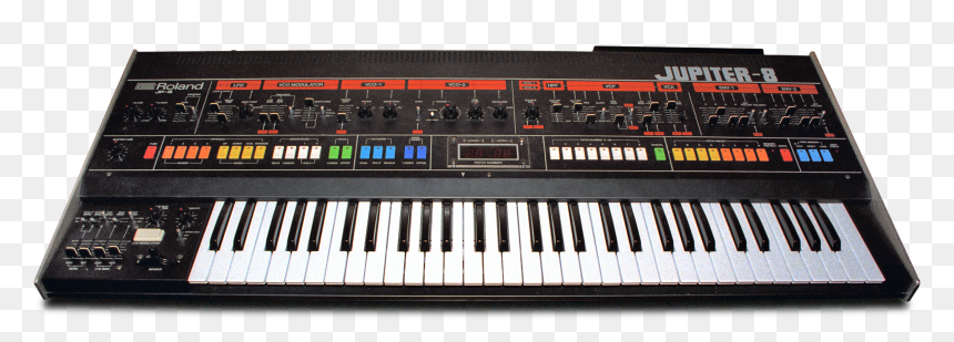 Roland Jupiter-8 Synth, 1983 - Roland Jupiter 8, HD Png Download - white specks png