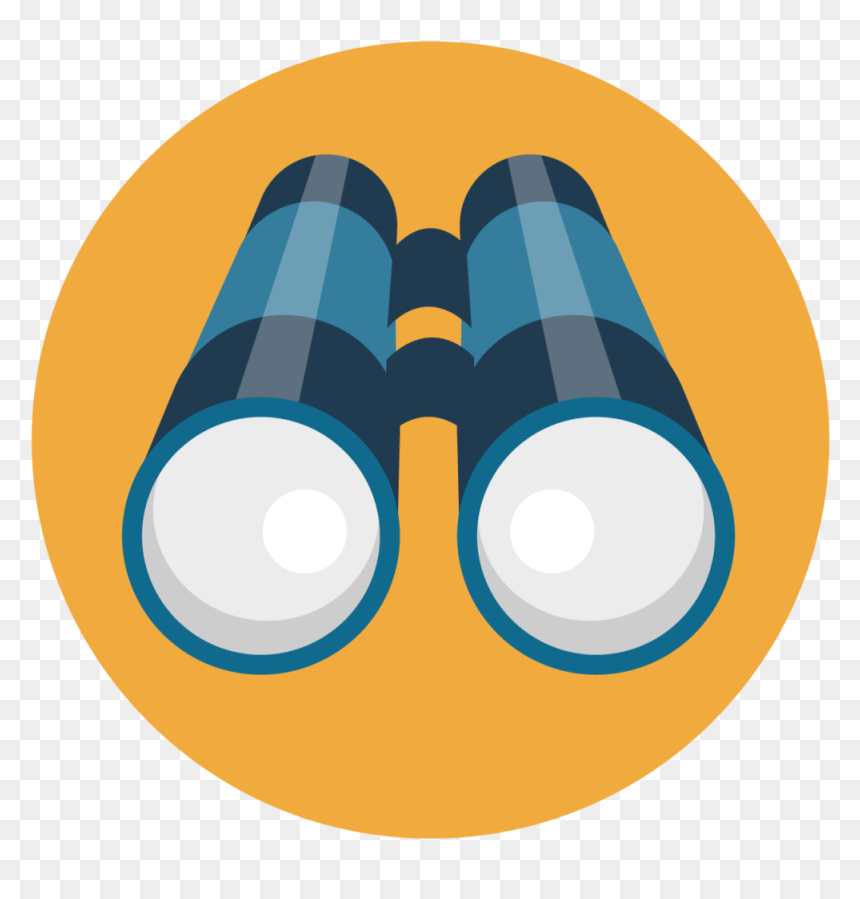Circle, HD Png Download - binoculars clipart png