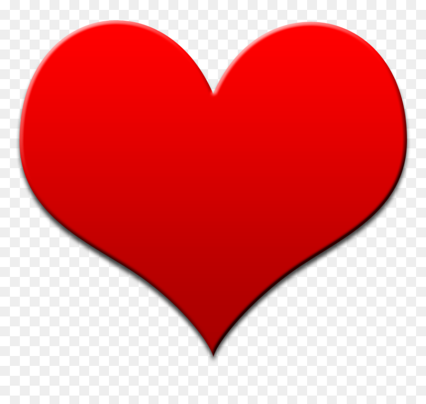 Heart Clipart, HD Png Download - coração vermelho png