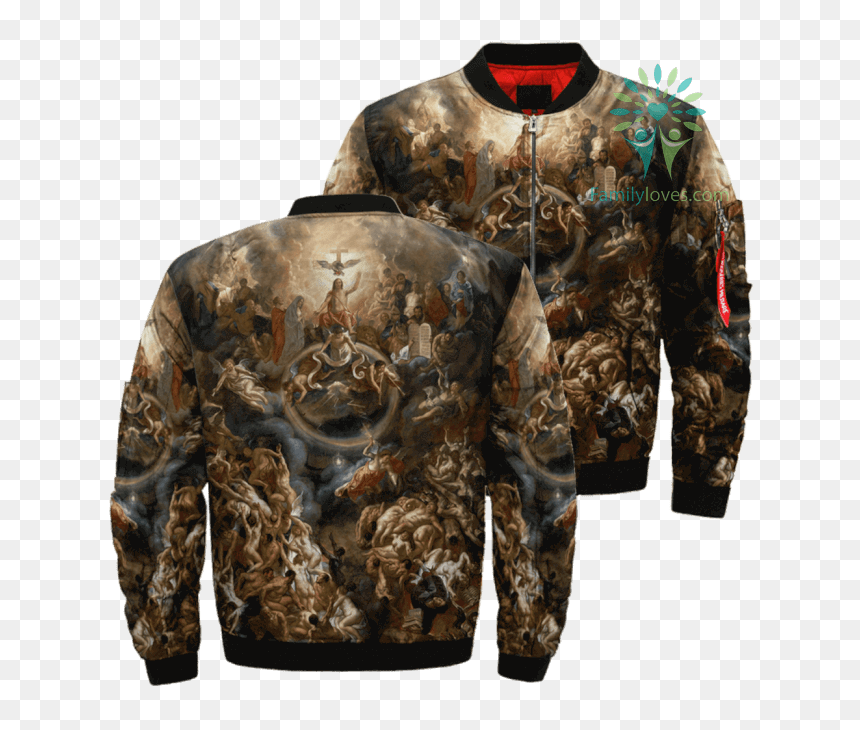 Jesus Christ And The Final Judgment Over Print Jacket - Le Jugement Dernier, HD Png Download - cool jesus png