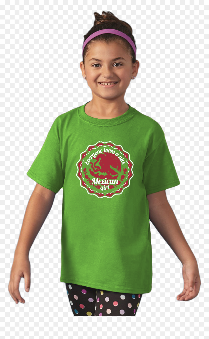 Mexican Girl In Green Shirt, HD Png Download - mexican girl png