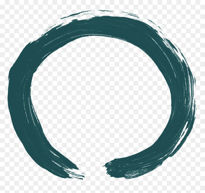 Enso Nobkgrd Teal - Circle, HD Png Download - floating city png