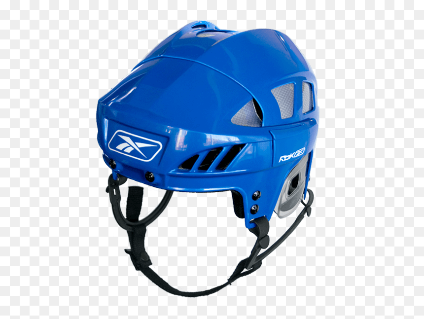 Blue Hockey Helmet Transparent , Png Download - Blue Reebok Hockey Helmet, Png Download - hockey helmet png