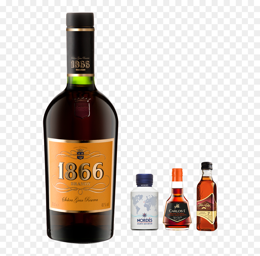Por La Compra De Una Botella De Carlos I Imperial Consigue - Larios Brandy 1866, HD Png Download - botellas de licor png