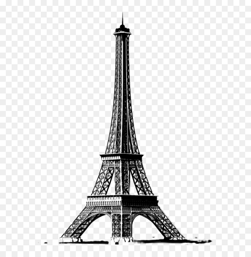 Eiffel Tower Tokyo Tower Clip Art - Tokyo Tower Line Art, HD Png Download - eiffel png