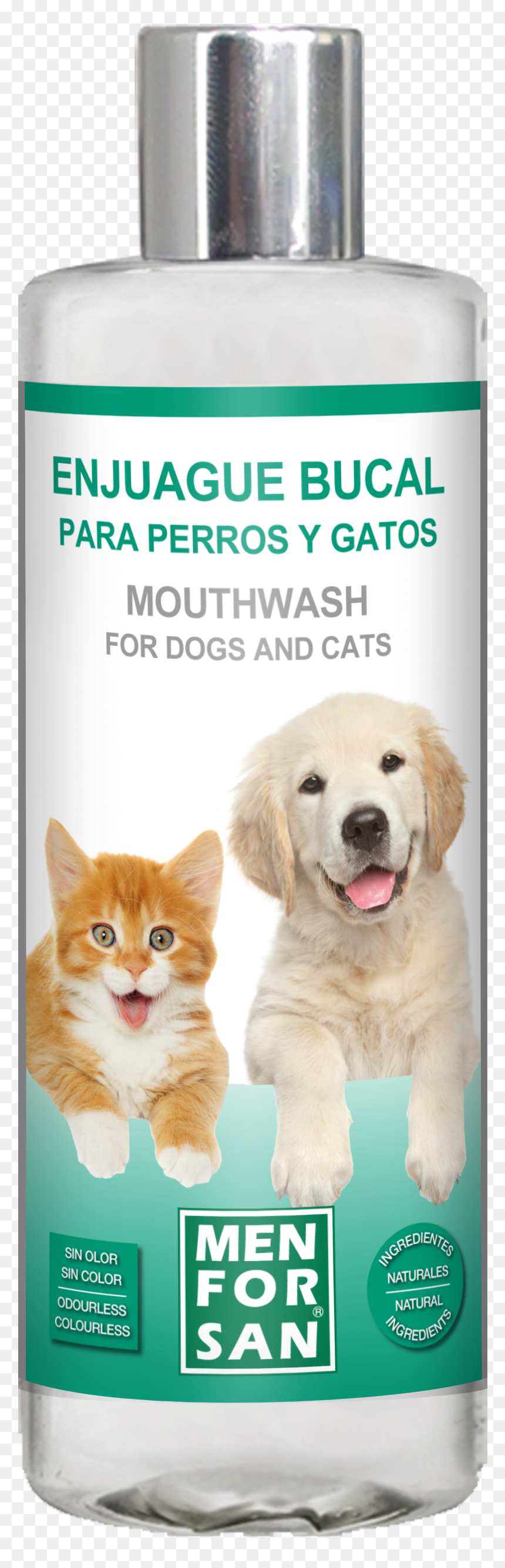 Enjuague Bucal Para Perros Y Gatos - Men For San, HD Png Download - perros y gatos png