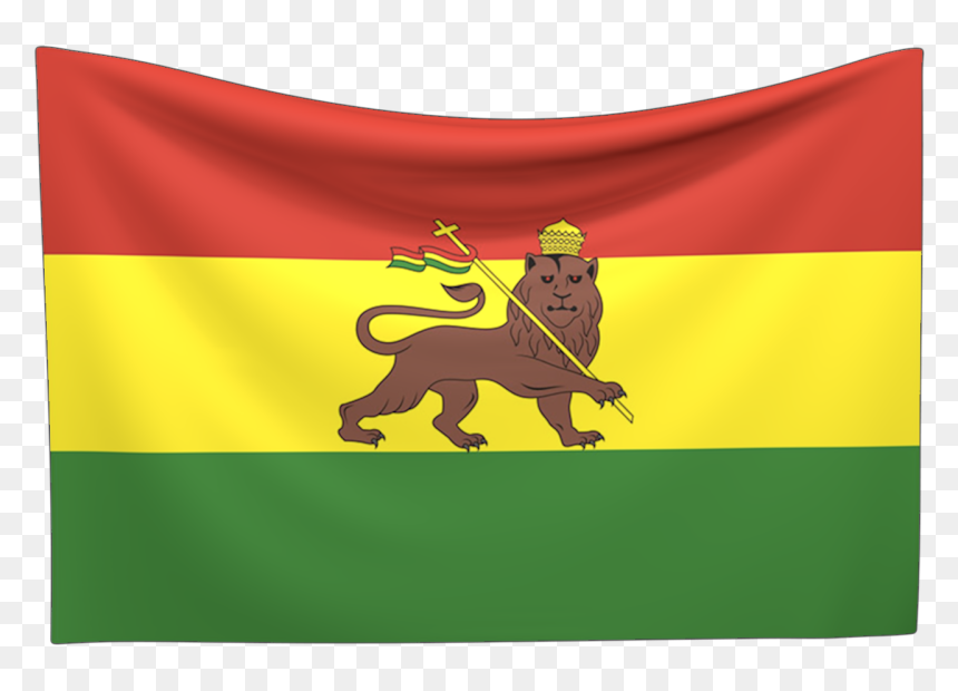 Ethiopia Flag, HD Png Download - franja roja png