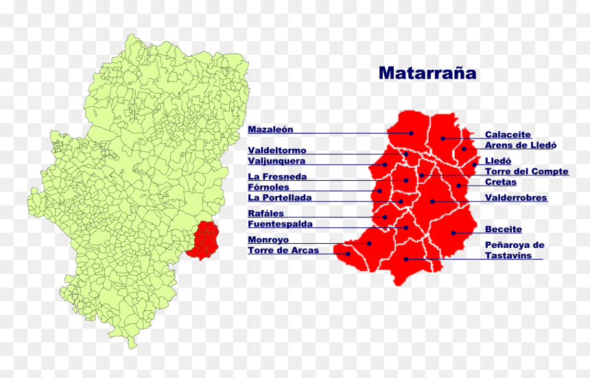 Matarraña - Aragon, HD Png Download - franja roja png