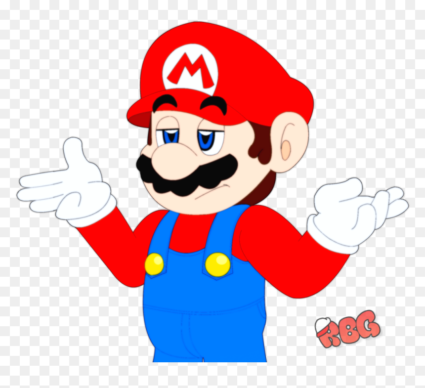 View Samegoogleiqdbsaucenao Shrugging Mario , - Shrugging Paper Mario Png, Transparent Png - shrugging png