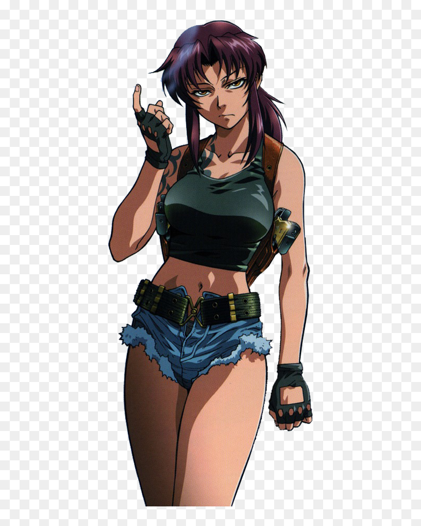 Revy Black Lagoon Png, Transparent Png - black lagoon png
