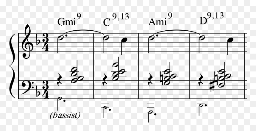 Waltz For Debby - Gary's Theme Bill Evans Sheet Music, HD Png Download - rain .png