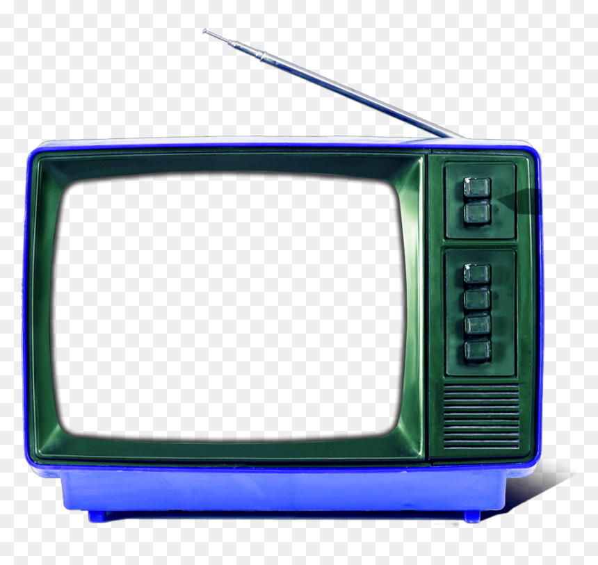 Ftestickers Television Tv Retro Vintage Blue - Vintage Png Retro Tv, Transparent Png - tv png images