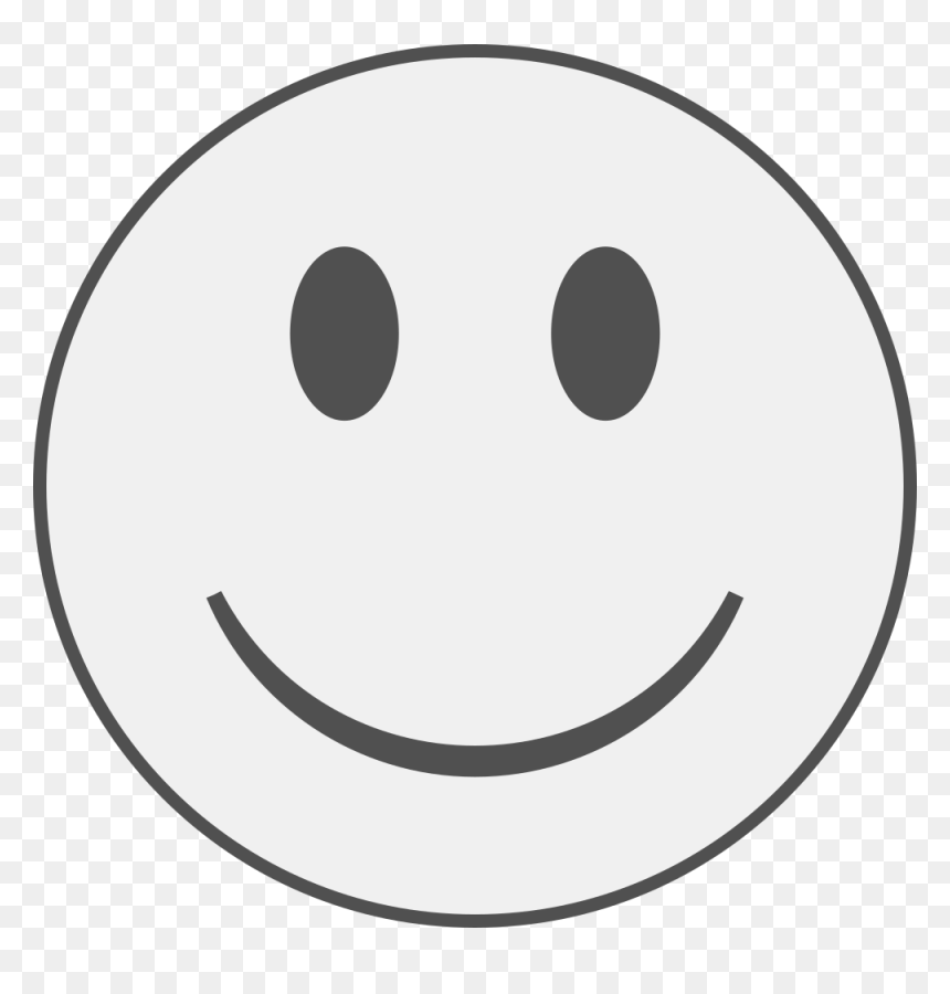 Smiley Clipart , Png Download - か の こん Dvd ラベル, Transparent Png - happy face png black and white