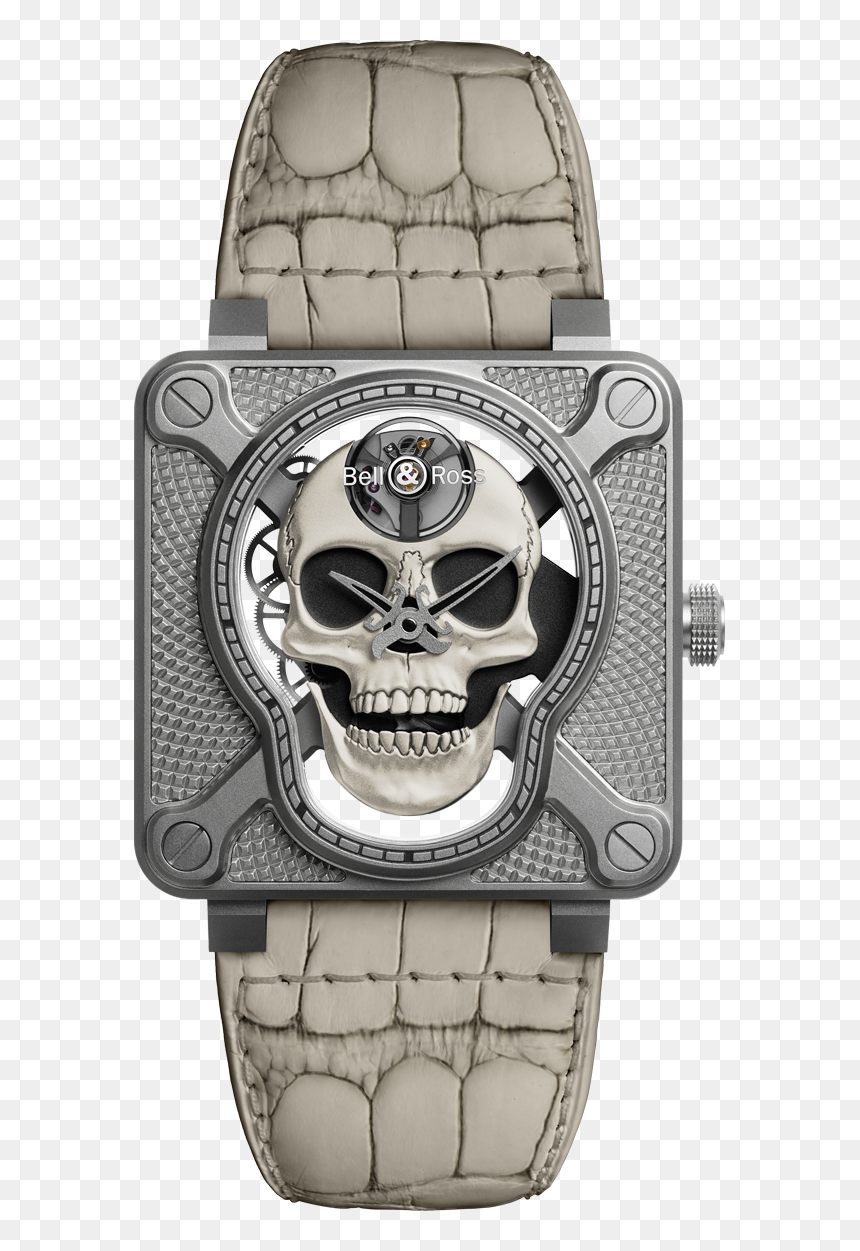 Laughing Skull Bell Ross, HD Png Download - laughing skull png