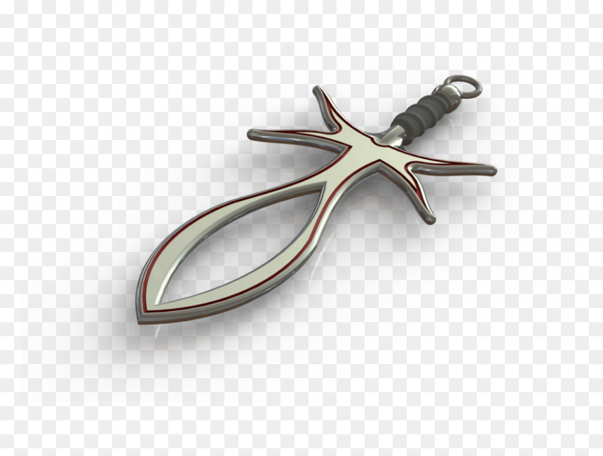 Pendant, HD Png Download - sword cross png