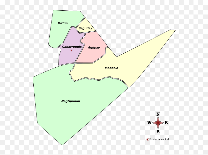 Quirino Labelled Map - Map Of Quirino Province, HD Png Download - paper map png