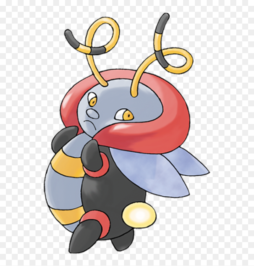 Volbeat Pokemon, HD Png Download - dustox png