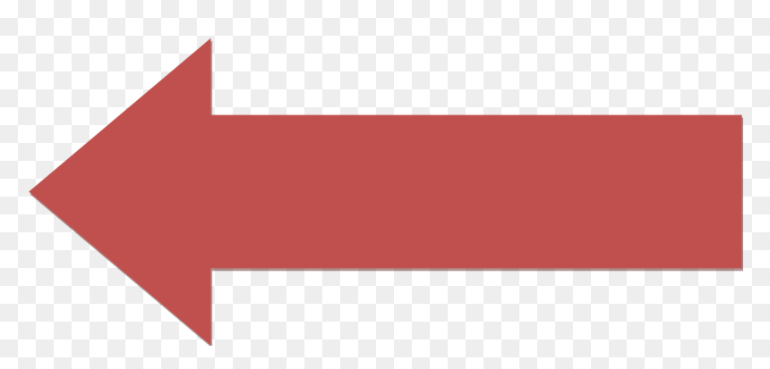 Red Left Arrow - Left Arrow Red, HD Png Download - arrow png