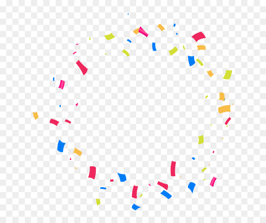 Confetti Png Background Free Download Searchpng - Confetti With Transparent Background, Png Download - confetti png