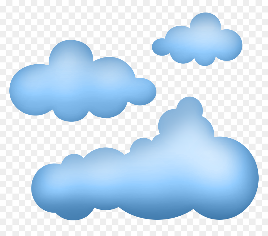 Cartoon Clouds Png Clip Art, Transparent Png - clouds png