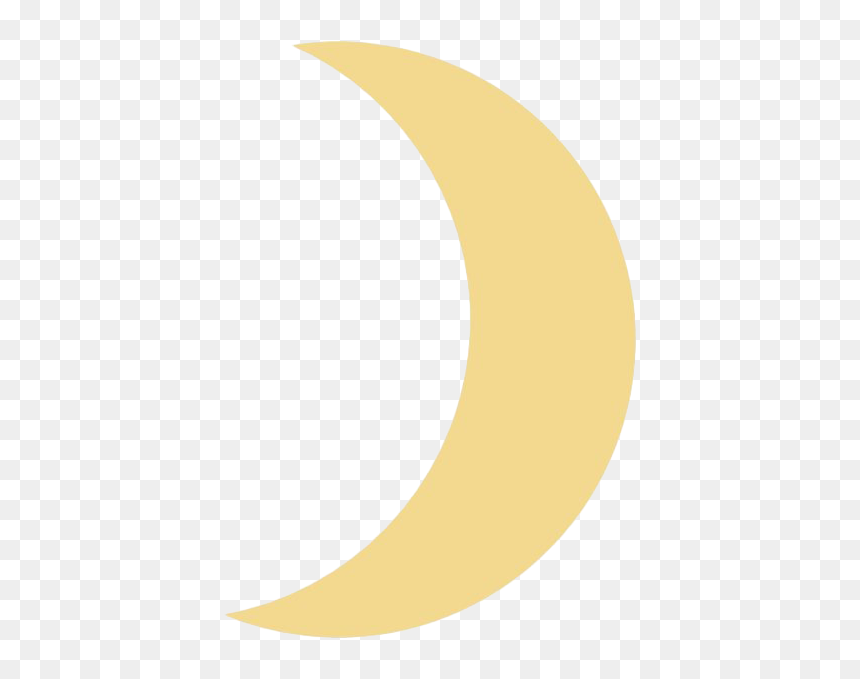 Yellow Crescent Moon Png - Moon, Transparent Png - moon png